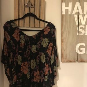 Free People Flowy Blouse
